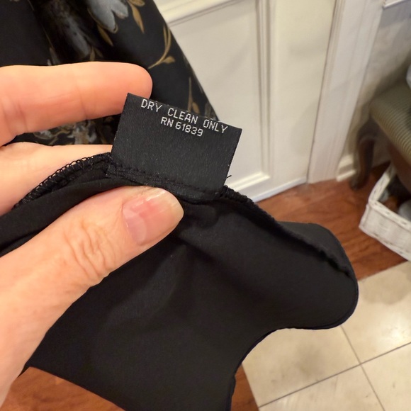 Teri Jon Ricki Freeman satin & brocade dress size 6 3/4 sleeve worn once - Picture 6 of 11